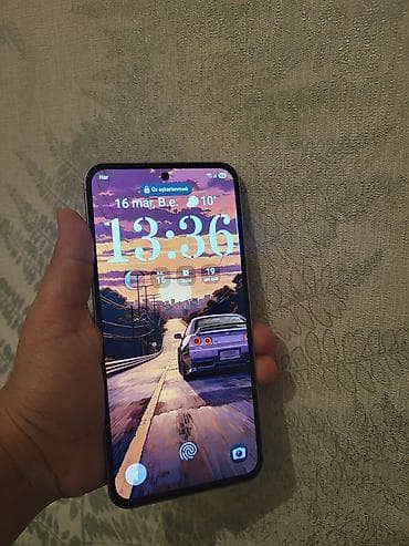 philips xenium 9@9s: Samsung Galaxy A55, 128 GB, rəng - Bənövşəyi, Sensor, Barmaq izi, Simsiz şarj — 6