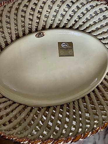 demir dekor: Original Italiya farforu.her biri 900m.alinib.kocle bagli — 3