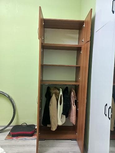 laminat gilan: 4 qapılı, Qəhvəyi, Digər material, Açılan, Düz dolab — 2