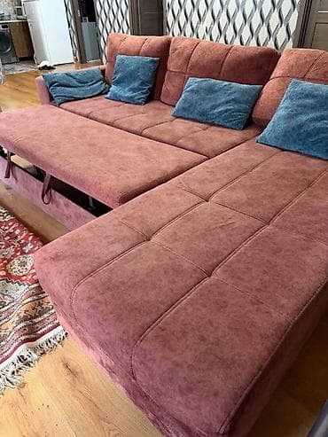 Divanlar: Künc divan, Açılan, Bazalı, Vеlur parça, Çatdırılma yoxdur — 3