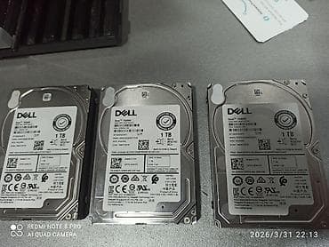 noutbuk satışı: Daxili Sərt disk (HDD) Dell, 1 TB, 7200 RPM, 2.5" — 5