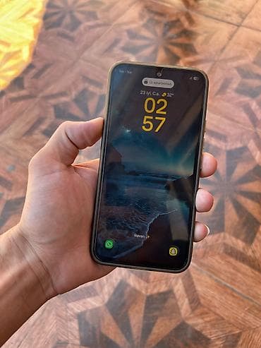 iphone xacmaz: Samsung Galaxy A54 5G, 128 GB, rəng - Qara, Barmaq izi, İki sim kartlı, Face ID — 1