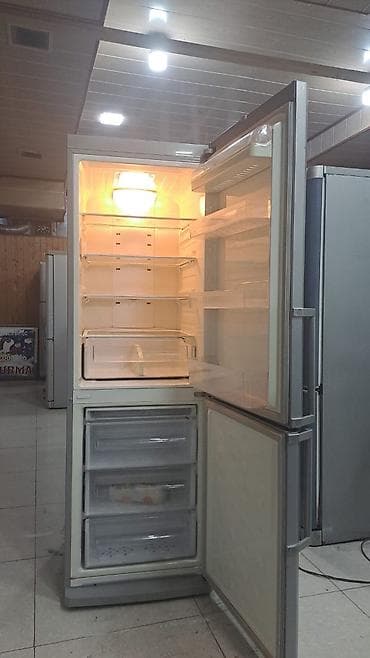 soyuducuların: 2 qapılı Samsung Soyuducu Satılır, rəng - Gümüşü — 2