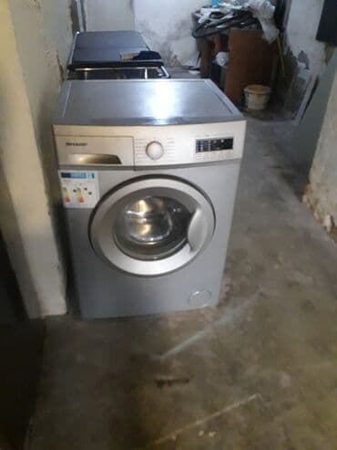 Paltaryuyan maşın Sharp, 6 kq, İşlənmiş, Avtomat, Qurutma var, Ödənişli çatdırılma lalafo.az -da Paltaryuyan maşın Sharp, 6 kq, İşlənmiş, Avtomat, Qurutma var, Ödənişli çatdırılma