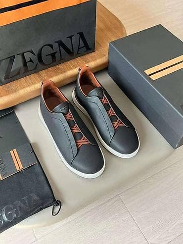 krosofka: Zegna kişi slip-on krossovkaları.Triple Stitch Zəng edib və Vatsapa — 2