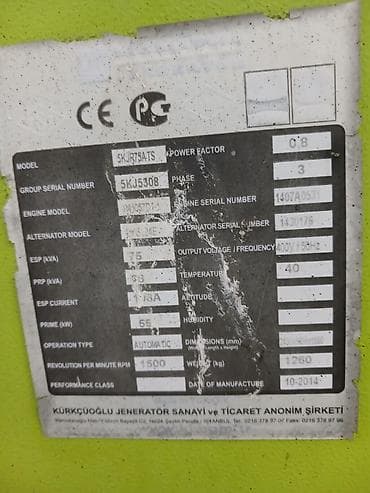 generator kreditle: Kj Power generator 75kva.Generator tam olaraq yenidir.Real alicilar — 7