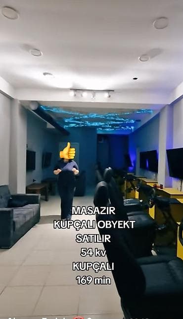 masazir emlak: Masazırda kupçalı obyekt satılır – 54 kv.m sahəli, hazır fəaliyyət — 8