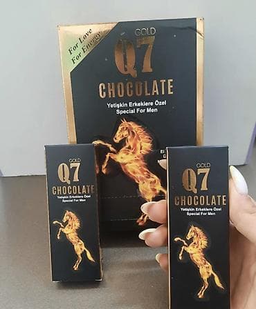 Q7 Gold Chocolate – kişilər üçün xüsusi şokolad Kişilər üçün Qızıl Q7