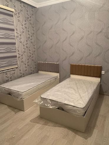 matras altı: İki ədəd tək nəfərlik çarpayı dəsti - Ölçü: təxmini 90x190 sm — 1