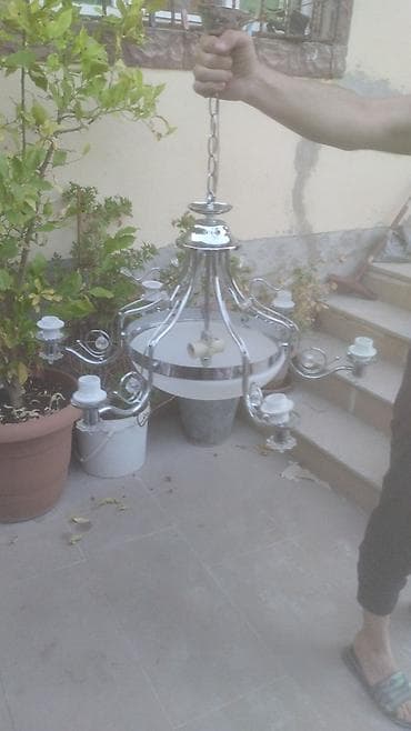 lustrlar: Çılçıraq, 6 lampa, Metal — 4
