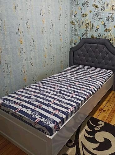 İşlənmiş, Təknəfərlik çarpayı, Bazalı, Matras ilə, Siyirməsiz