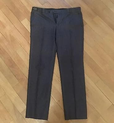 aşbaz geyim: Kişi klassik şalvarı - Rəng: tünd boz (xırda naxışlı/teksturalı — 1