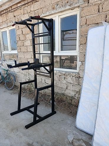 nerd: Çoxfunksiyalı güc stansiyası – turnik, dips və press üçün komplekt - — 2