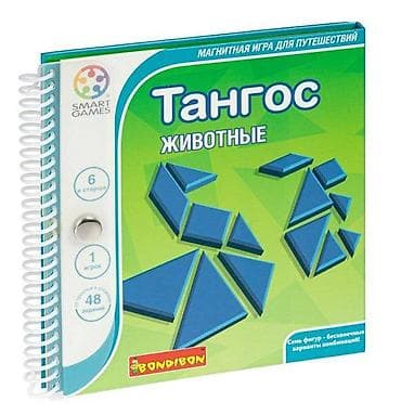 Настольная игра-головоломка «Тангос Животные» (Smart Games, Bondibon)