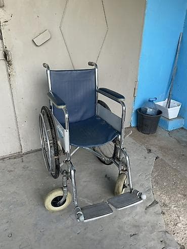 ushag arabasi: Təkərli əlil arabası – klassik model - Material: xrom örtüklü metal — 1