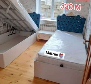 taxt 2ci əl: Yeni, Təknəfərlik çarpayı, Bazasız, Matras ilə, Siyirməsiz, Azərbaycan — 4