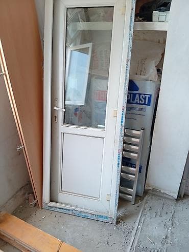 Məhsul: 2 ədəd qapı dəsti 1) Daxili/metal giriş qapısı - Rəng: boz - — 2