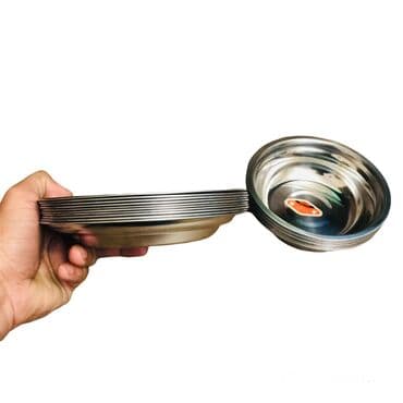 piknik oturacağı: Demir bosqab teze mallar Metal qab Demir bosqab Piknik qabi Bosqab — 2