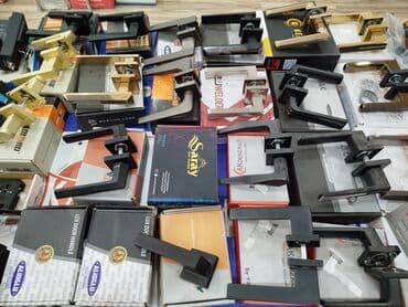 qapi qolu: Müxtəlif model və dizaynlarda qapı dəstəkləri və mexanizmləri - Düz — 1