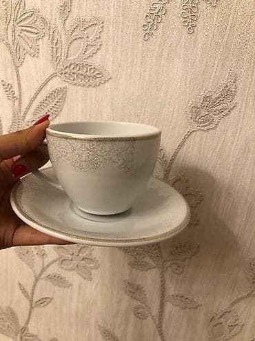 Çay dəsti, rəng - Ağ — 3
