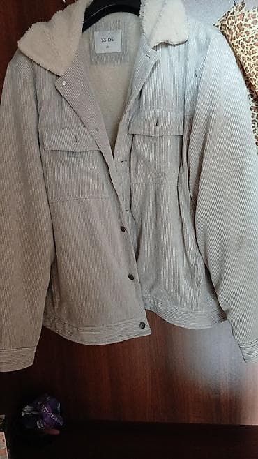topdan geyim: Brend: XSIDE Model: Korduroy parka tipli jaket Ölçü: 2XL (etiketdə — 1
