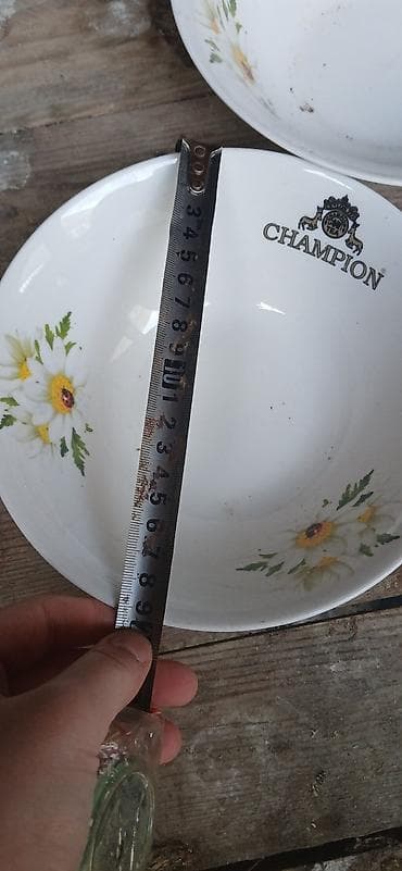 bosqab desti: Boşqablar, rəng - Ağ, Keramika — 4