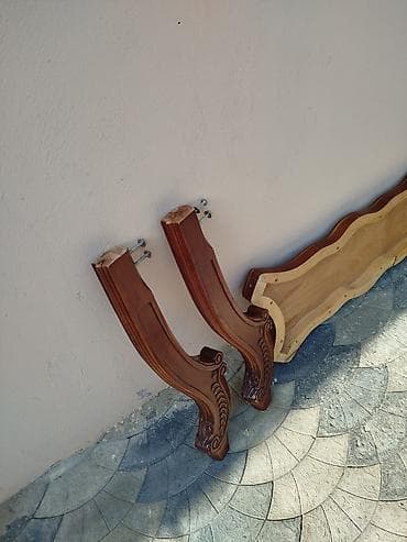 balkon stul: Klassik üslubda yemək otağı dəsti - Komplekt: 1 ədəd ovala yaxın — 9