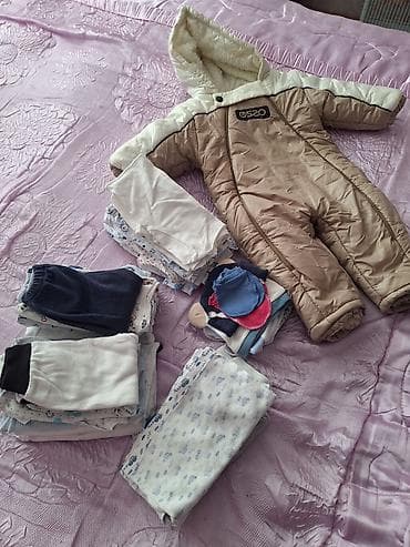 sintepon uşaq kombinezonları: Uşaq dəsti, Uniseks, 0 - 3 ay — 4