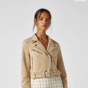 ekodəridən kişi gödəkçəsi: Натуральная набуковая кожа ( антилопа). Из США . Размер 38 . Мало — 2