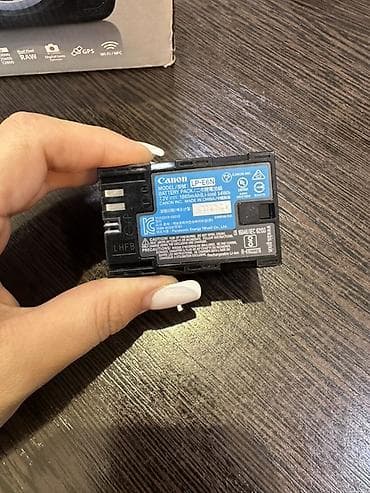 video reqistrator: Canon LP‑E6N batareya paketi - Tip: Li‑ion yığılıb-doldurulan — 1
