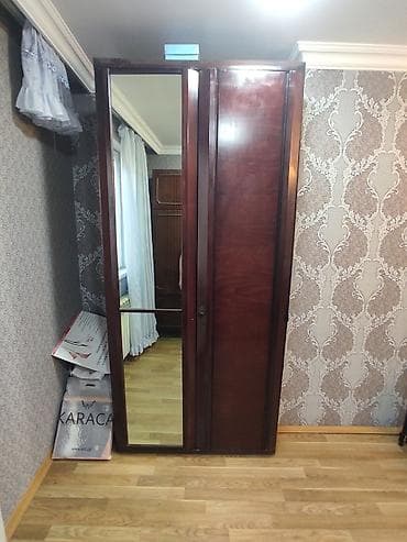 qapi taxda: 2 ədəd (biri güzgülü ) İkiqapılı paltar dolabı geniş tutumlupaltar — 3