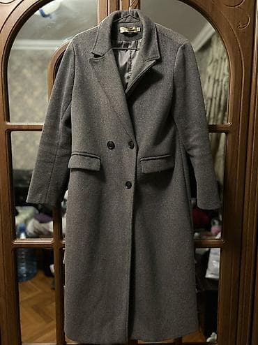Пальто, L, цвет - Серый — 2