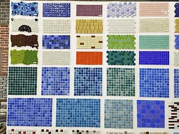 Mozaik plitələr – geniş rəng və forma seçimi - Material: şüşə və