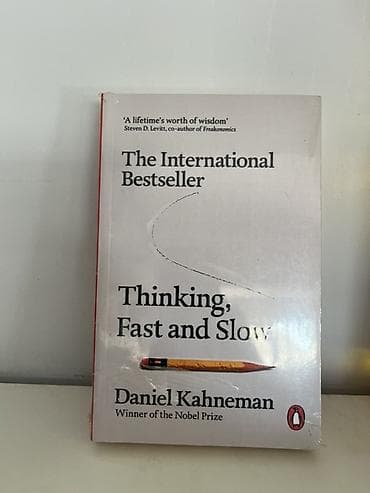 Məhsul: Kitab – “Thinking, Fast and Slow” Müəllif: Daniel Kahneman — 1