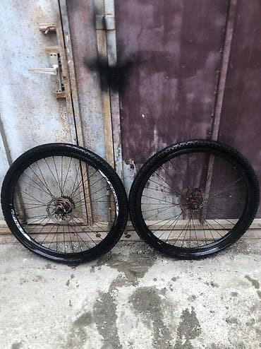 işlənmiş velosipet: 26 liq stels tund qehveyi rengde rama 26 liq Bmw aliminum ag mavi — 4