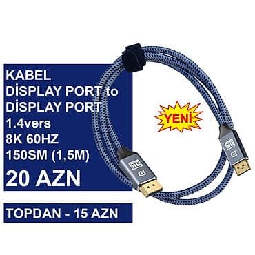 gaming kamputer: Display Port Kabellər ⭐Type-C (USB-C) to Display Port 1.2vers 1,8m 4K — 5