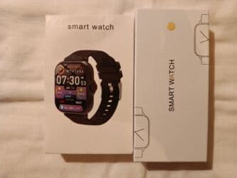 Yeni, Smart saat, Sensor ekran, rəng - Gümüşü