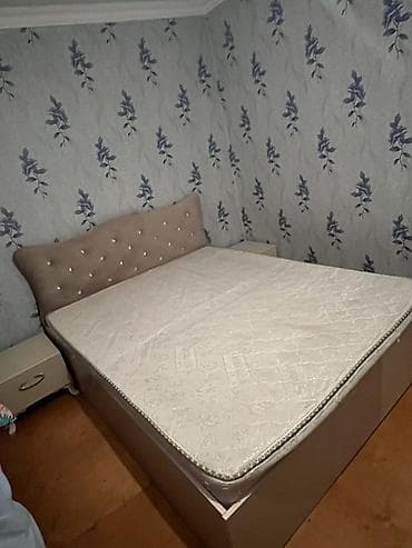 divan 2 ci el: İkinəfərlik çarpayı, 2 tumba, İşlənmiş — 2