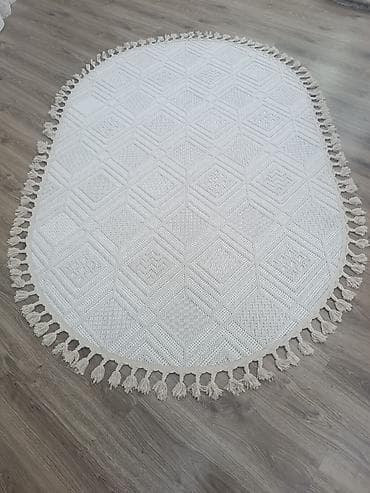 Yorğanlar, adyallar: Oval Skandinaviya kilimi kolleksiyası - Forma: oval - Üslub: boho və — 5