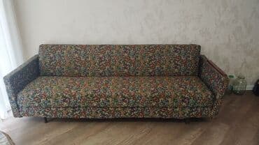 диван французская раскладушка: Диван, Б/у, Раскладной, С подъемным механизмом, Ткань, Нет доставки — 2