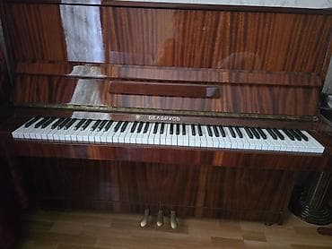 Upright pianino “Belarus” – klassik akustik model - Korpus: cilalı — 4