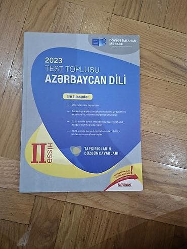 Testlər: Azərbaycan dili Testlər 11-ci sinif, DİM, 2-ci hissə, 2023 il — 1