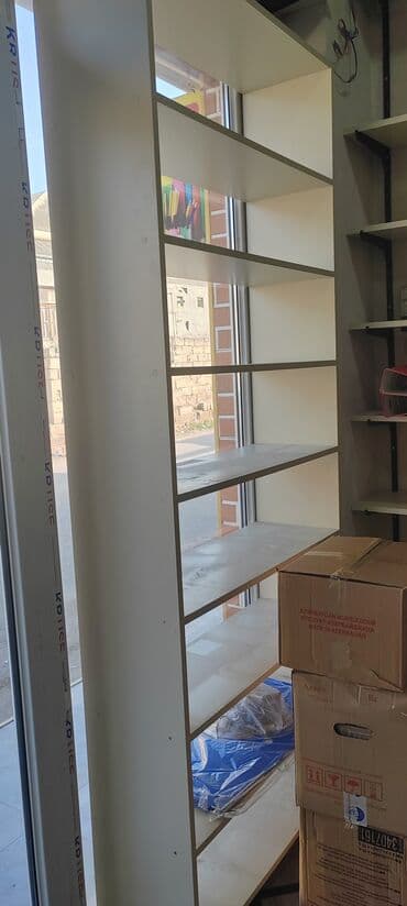 hazır vitrin: Mağaza avadanlıqları dəsti - Şaquli metal tor panellər: 2 ədəd — 14