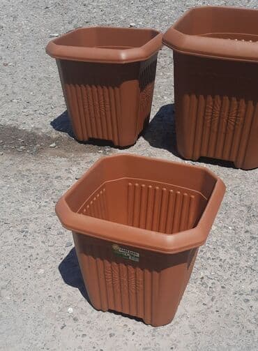большие горшки для цветов: Kvadrat gul qablari ferqli razmer ve ölçülər movcuddur kavdrat — 2