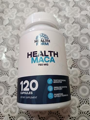 Məhsul: Health Form – Health Maca 750 mg Tərkib və forma: - 120