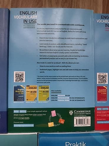 Спорт и отдых: 📚 Təcili satılır – İngilis dili kitabları (Cambridge + lüğət + — 7