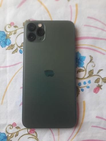 ayfon 11 qiymet: IPhone 11 Pro, 256 GB, Matte Midnight Green, Face ID — 2
