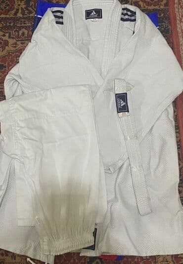 yun şalvar: İdman dəsti, Adidas, 2XL, rəng - Ağ — 2