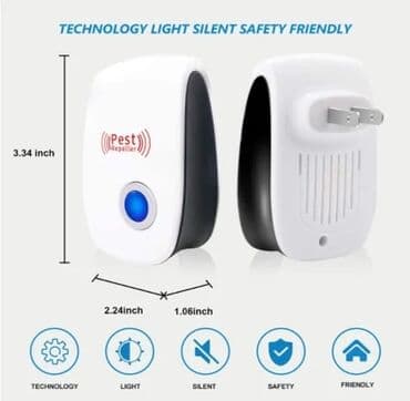 ağcaqanad aparati: Siçan qovan aparat 50 kvadrat əraziyə təsir edir siçan, böcek, tarakan — 2