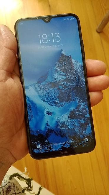 irşad telefonlar: Redmi Note 8 (2021), 64 GB, rəng - Qara, Barmaq izi — 2
